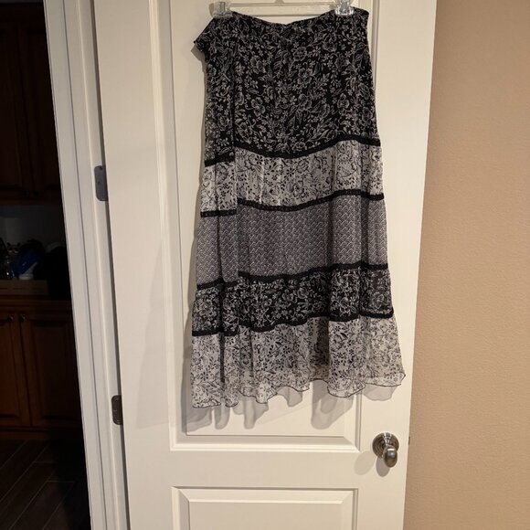 Spenser Jeremy BoHo Midi Length Skirt, Size 12 - Picture 5 of 5